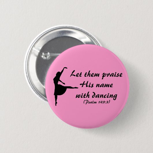 Haal hem met dansende Button (Voorkant /achterkant)