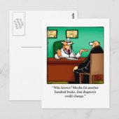 Haal het Briefkaart van de Humor "Spectickles" (Voorkant / Achterkant)