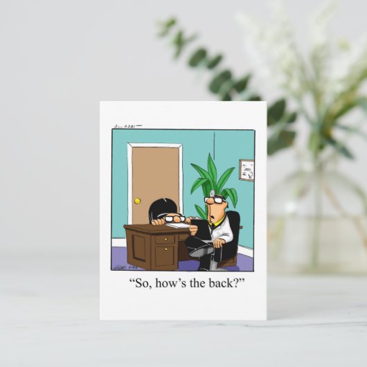 Haal het Briefkaart van de Humor "Spectickles" (Staand voorkant)