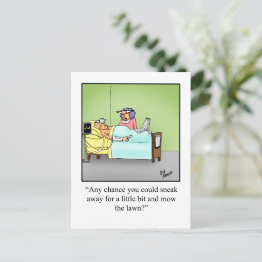 Haal het Briefkaart van de Humor "Spectickles" (Staand voorkant)