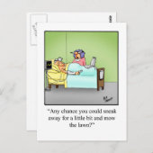 Haal het Briefkaart van de Humor "Spectickles" (Voorkant / Achterkant)