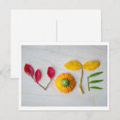 Haal het briefkaart van de STEMMING eruit (Voorkant / Achterkant)