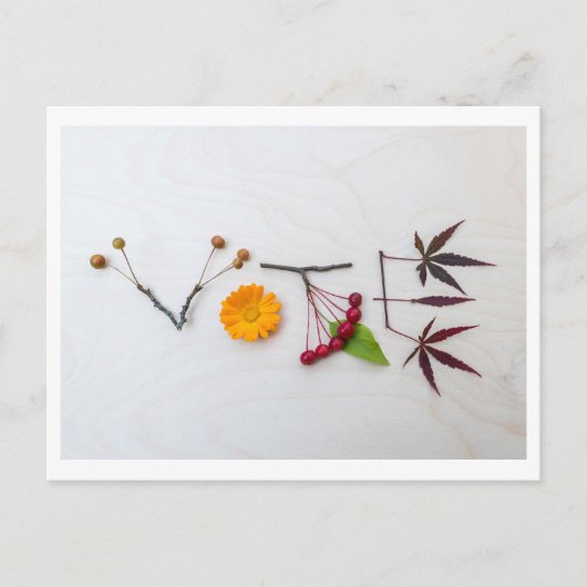 Haal het briefkaart van de STEMMING eruit (Voorkant)