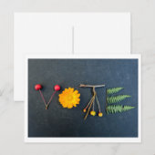 Haal het briefkaart van de STEMMING eruit (Voorkant / Achterkant)