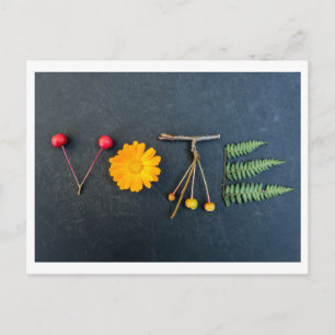 Haal het briefkaart van de STEMMING eruit