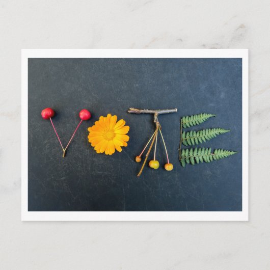 Haal het briefkaart van de STEMMING eruit (Voorkant)