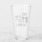 Haal het eruit en speel met de gitaar glas (Achterkant)