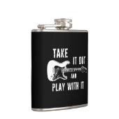 Haal het eruit en speel met de gitaar heupfles (Rechts)