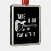 Haal het eruit en speel met de gitaar metalen ornament (Rechts)