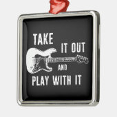 Haal het eruit en speel met de gitaar metalen ornament (Links)