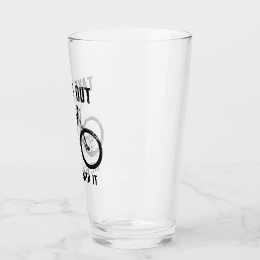 Haal het eruit en speel met de mountainbike glas (Links)