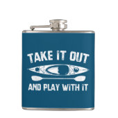 Haal het eruit en speel met het kajak heupfles (Voorkant)