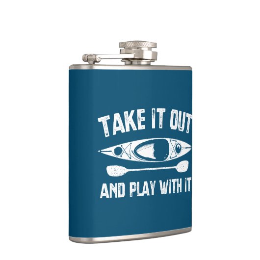 Haal het eruit en speel met het kajak heupfles (Rechts)