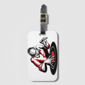 Haal het feest op DJ Bagagelabel (Voorkant (verticaal))