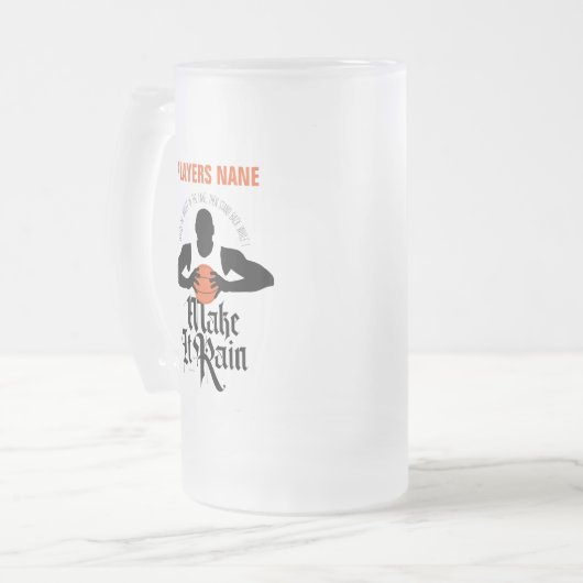 Haal het glas uit de Mok (Basketball) (Voorkant links)