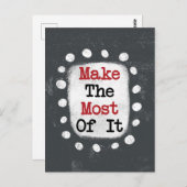 Haal het meeste uit het Briefkaart (Voorkant / Achterkant)