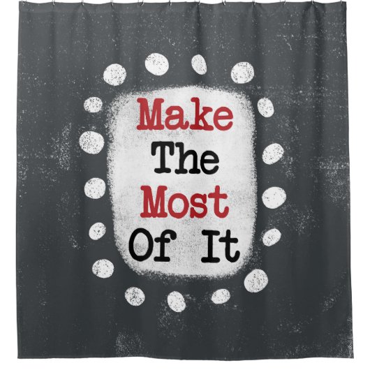 Haal het meeste uit het douchegordijn (Voorkant)