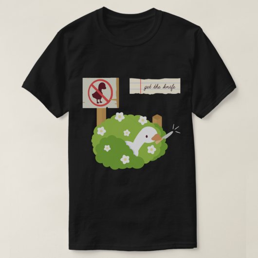 Haal het mes t-shirt (Design voorkant)