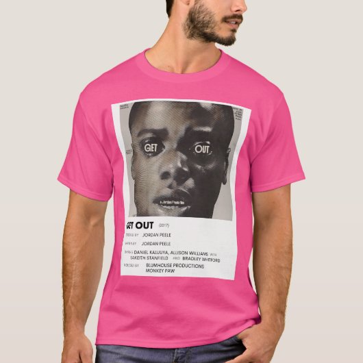 Haal het minimalistische Poster eruit T-shirt (Voorkant)