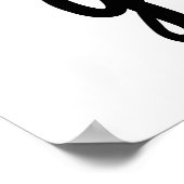 Haal het Poster van het meisje in huis (Hoek)