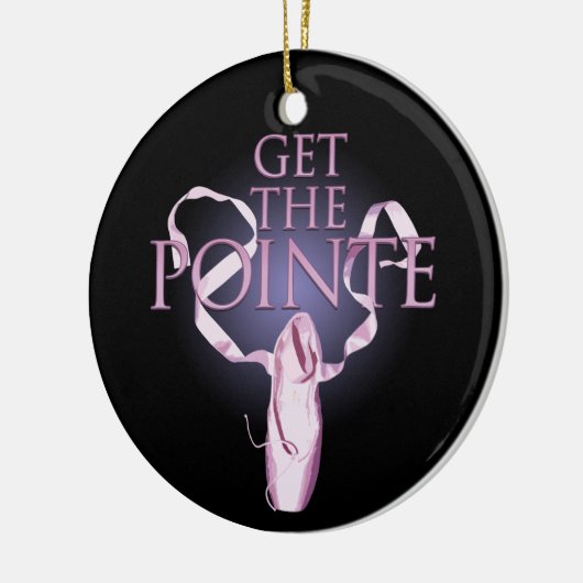 Haal het puntje keramisch ornament (Links)