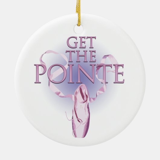 Haal het puntje keramisch ornament (Achterkant)