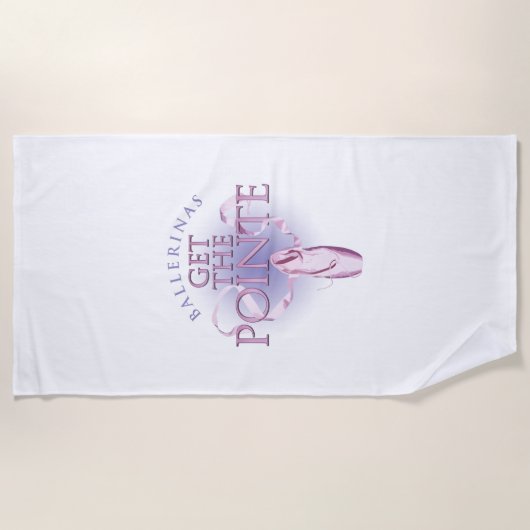 Haal het puntje strandlaken (Voorkant)