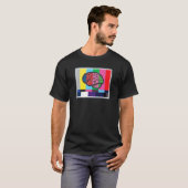 "Haal het signaal uit het stopcontact" Black T-Shi T-shirt (Voorkant volledig)
