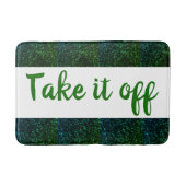 Haal het uit Bath Mat / Blue Green Sparkle (Voorkant)