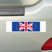 Haal het Verenigd Koninkrijk uit de EU Bumpersticker (Op auto)