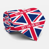 Haal het Verenigd Koninkrijk uit de EU Stropdas (Opgerold)