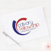 Haal het Woord eruit! Ovale Sticker (Envelop)