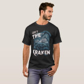 Haal het Zee Monster Kraken T-shirt (Voorkant volledig)