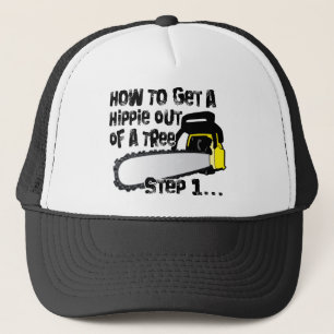 Haal Hippies uit je bomen Trucker Pet