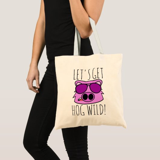Haal Hog Wild Tote Bag (Voorkant (product))