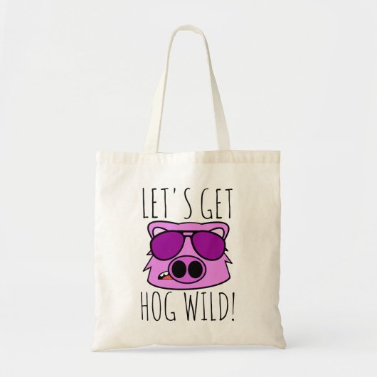Haal Hog Wild Tote Bag (Voorkant)