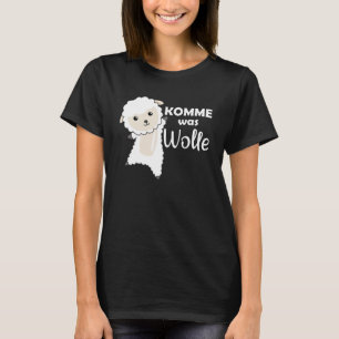 Haal iets over Wol Funny Sheep Word Game Sheep T-shirt