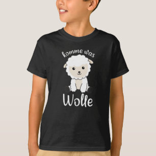 Haal iets over Wol Funny Sheep Word Game Sheep T-shirt