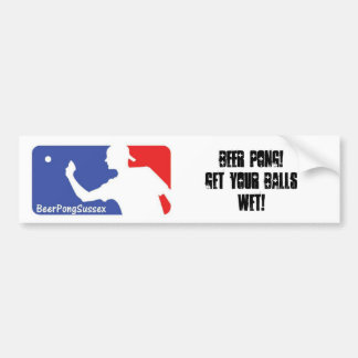 Haal je ballen nat bumpersticker
