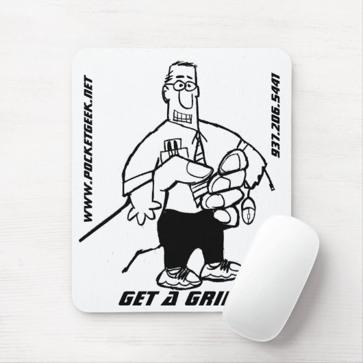 Haal je beek op mousepad muismat (Met muis)