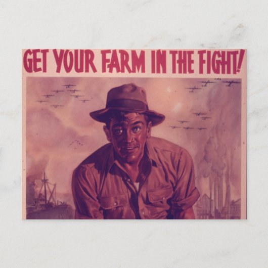 Haal je Boerderij in de strijd -  Briefkaart (Voorkant)