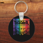 Haal je Crayon Rainbow-leraar Sleutelhanger (Voorkant)