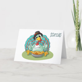 Haal je dikke broek klaar! bedankkaart