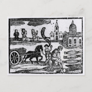 Haal je dood uit, de grote vlag van 1665 briefkaart