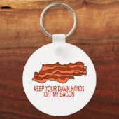 Haal je eigen bacon in huis sleutelhanger (Voorkant)
