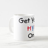 Haal je eigen nummer in de koffie-Mok Koffiemok (Voorkant links)