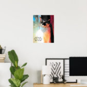 Haal je eigen zonsondergang in Haiku Poster (Thuiskantoor)