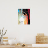 Haal je eigen zonsondergang in Haiku Poster (Keuken)