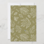 Haal je Fat Pants Ready Funny Thanksgiving Party Kaart (Achterkant)