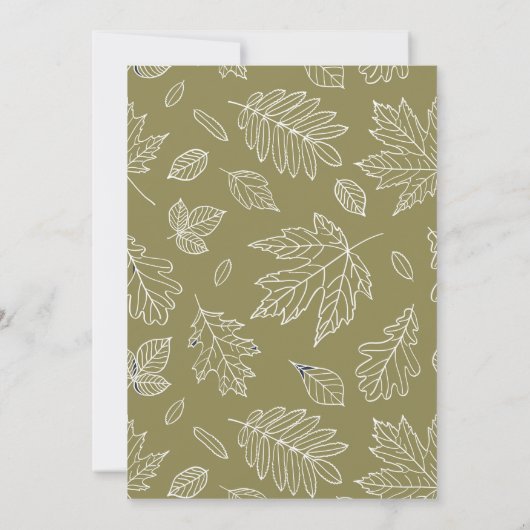 Haal je Fat Pants Ready Funny Thanksgiving Party Kaart (Achterkant)